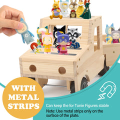 RZYLKA Tonies figures storage display keeps characters accessible and visually appealing.
