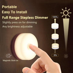 S SELDORAUK magnetic night light attaches to metal surfaces for hands-free use