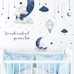 Sacinora wall decal uses durable semi-gloss vinyl for waterproof, easy-care décor