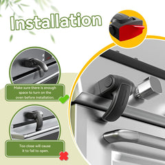 SAFELON oven lock heat-resistant material withstands oven temperatures without damage.