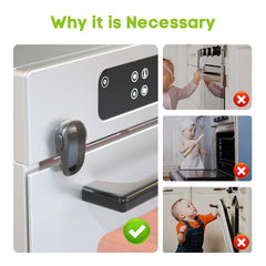 SAFELON oven lock in one-handed operation during cooking