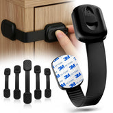 SafeNest cabinet locks package black shown for discreet child safety