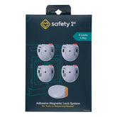 Safety 1st Adhesive Magnetic Lock System assembly shows quick tool-free setup.