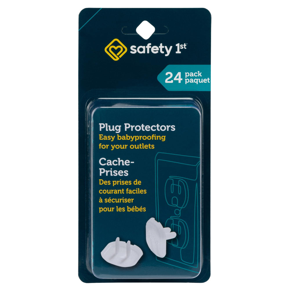 Safety 1st plug protectors 24-count package keeps outlets child-friendly.
