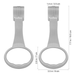 SAFIGLE baby standing rings in use illustrate easy grip for safe standing
