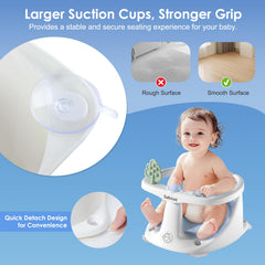 Safotad anti slip cushion with drainage keeps baby comfy and seat dry.