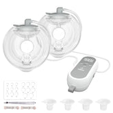 Saglve ABP-1308 wearable pump on bra enables hands-free pumping during errands