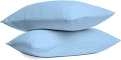 SAHARBEDDINGS 100% Egyptian cotton pillowcase edge detail for durability.