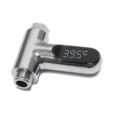 SAILINGFLO shower thermometer LED display shows real-time temperature for quick bath checks.