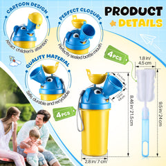 Saillong cleaning brushes included, easy cleanup after outdoor bathroom moments.