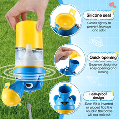 Saillong urinal for kids leak-proof seal lid demonstrates spill prevention.