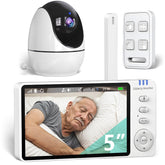 Sair Pet elderly monitor camera front view for real-time family monitoring and caregiver peace of mind.