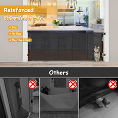 Sair Pet reinforced bars keep mesh flat, reducing sag and gaps.