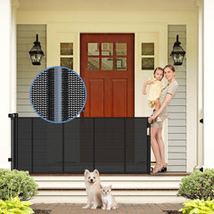 Sair Pet reinforced gate extended to 60 inches for wide doorways and safe access