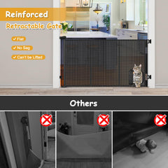 Sair pet retractable gate shows one-hand operation for busy homes