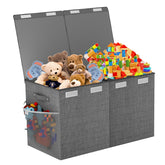 SAKAKI large toy box chest with lids easy toy cleanup in kids' rooms