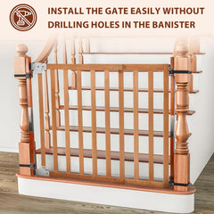 Salcod square banister mounting kit fits square rails up to 3.5 inches