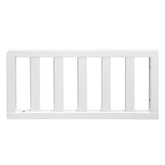 Salcod toddler bed guardrail assembly demonstrates quick setup and secure fit.