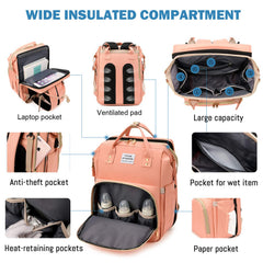 SALIFA adjustable shoulder straps offer comfortable support during outings