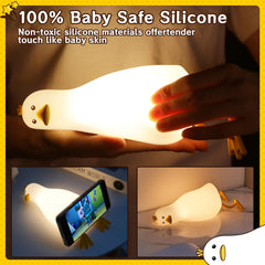 SALUOKE Duck Light color options display, seven hues for playful moods.