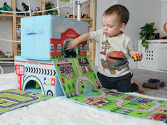 SAM AND MABEL GoGarage box lightweight durable with handles for easy transport