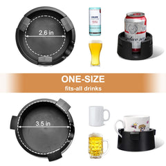 Samhe anti-spill cup holder three-buckles shows secure grip for various cup sizes.