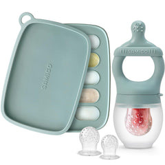 SAMiGO baby food feeder teether closeup for soothing gums