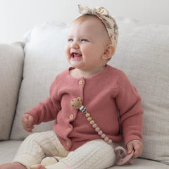 SAMiGO pacifier clips easy-clean design for quick wipe-downs.