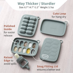 SAMiGO popsicle mold interior shows easy-release for quick frozen treats