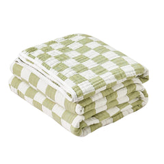 SANACYNA six-layer gauze blanket close-up showing soft, skin-friendly material.