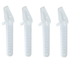 Sandhill Tools measuring spoon side profile highlighting long tube design for liquids.