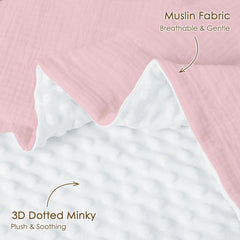 SANDJEST baby blanket crib 30x40 provides ideal naps and snuggles