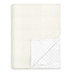SANDJEST Butter blanket on a crib, soft and breathable for naps.