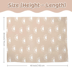 SANDJEST Sun Minky blanket soft texture demonstrates breathable comfort for year-round use.