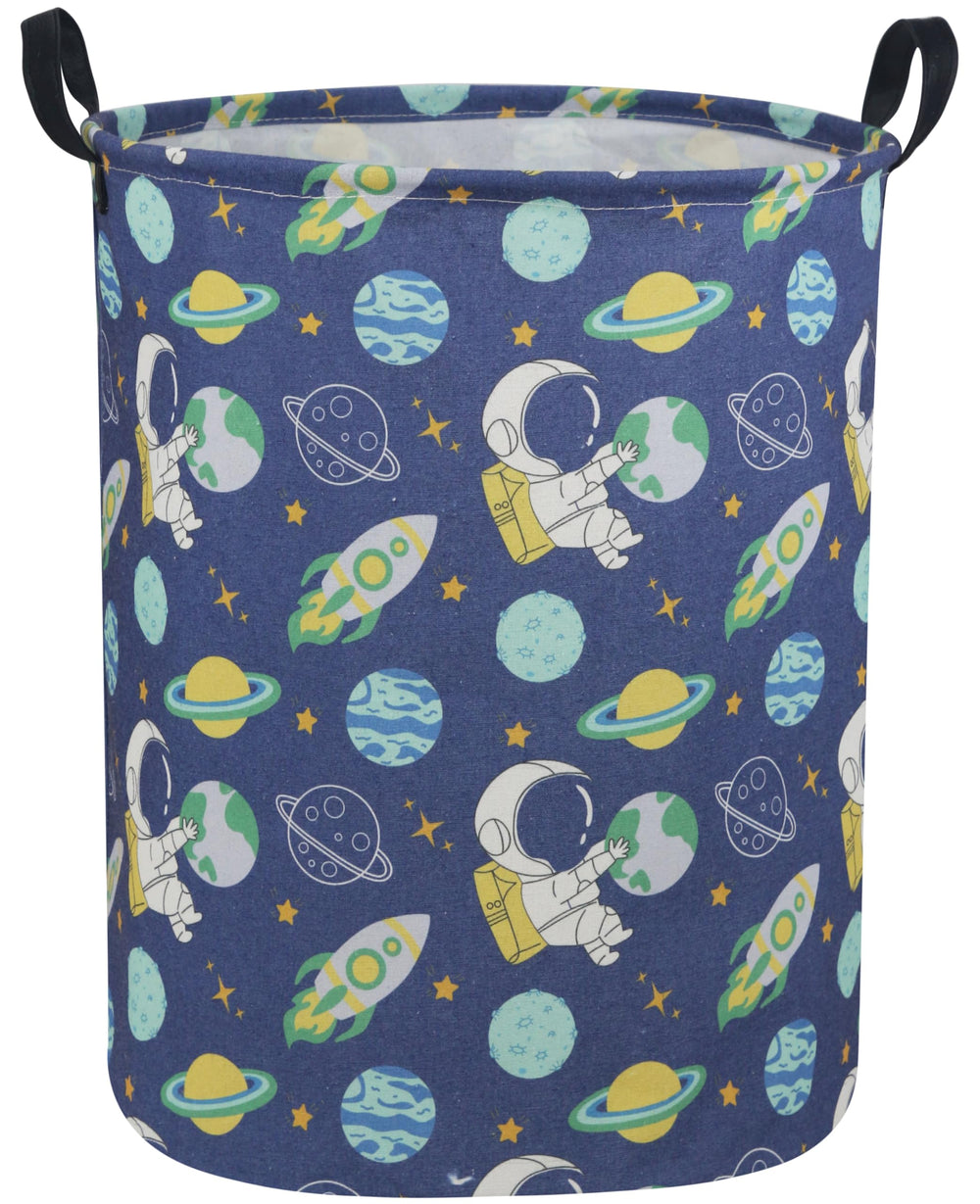 Sanjiaofen astronaut kids laundry hamper full view showing large capacity for family clothes