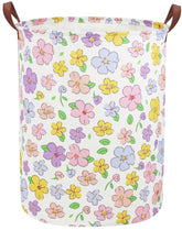 Sanjiaofen flower laundry hamper open shows large capacity for family laundry storage.