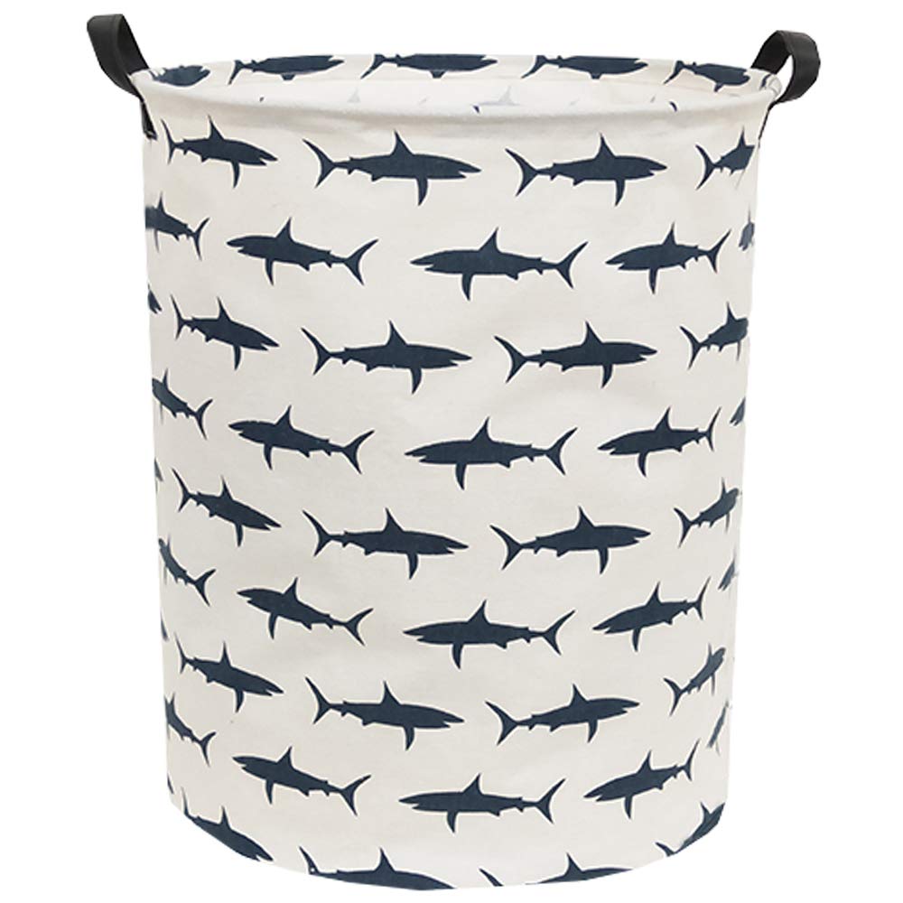Sanjiaofen kids laundry hamper with shark pattern adds playful storage