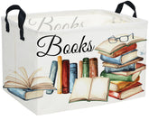 Sanjiaofen rectangular kids basket in the bedroom with easy-carry handles for toys.