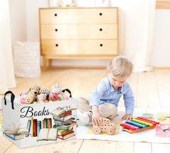Sanjiaofen storage basket with durable leather handles for easy transport between rooms.