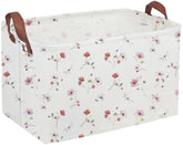 Sanjiaofen rectangular kids basket front view shows roomy storage for toys and books