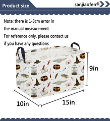 Sanjiaofen rectangular kids basket leather-handles for portable organization