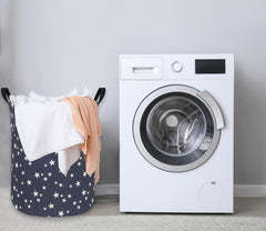 Sanjiaofen Star Laundry Hamper in office helps keep clutter at bay