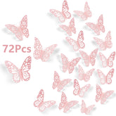 SAOROPEB 3D butterfly wall decal style 1 3in close up for kid's room decor