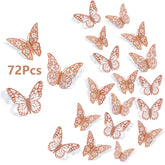 SAOROPEB 3D butterfly wall decal style 1 3in adds playful shimmer to nursery walls.