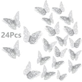 SAOROPEB 3D butterfly wall decal style1 3-inch adds whimsy to bedrooms
