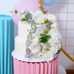 SAOROPEB 3D butterfly wall stickers Style 2, 3in, quick, removable decor ideas.