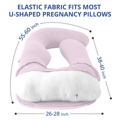 Sasttie pillow cover with two-way zipper enables easy installation and protects the pillow