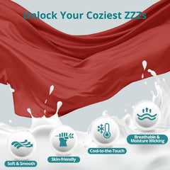Sasttie removable cover offers breathable cooling touch for comfortable nights.