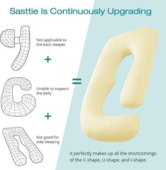 Sasttie removable washable cover stays cool and clean between washes