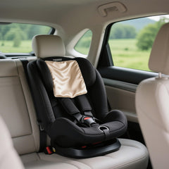 Two-pack satin covers offer convenient backups for busy families on the go.
